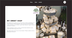 Desktop Screenshot of mysweetsoap.com